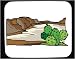 Decorated Mouse Pad with green, 