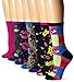 Betsey Johnson Women's Here's To Looking at You Crew Sock Gift Box 7-Pack