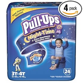 Huggies Pull-Ups Night*Time Pants (Pack of 4)