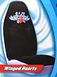 Set of 2, Auto Expressions Universal Bucket Seat Covers, Winged Hearts! (1 Set)