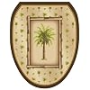 Toilet Tattoos TT-1020-O Bahamas Breeze Decorative Applique for Toilet Lid, Elongated