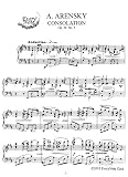 Arensky Consolation Op. 36, No. 5: Instantly download and print sheet music Arensky Consolation Op. 36, No. 5: Instantly download and print sheet music