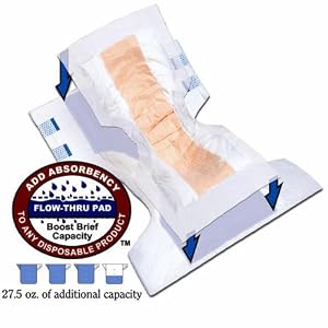Tranquility TopLiner Contour Super-Plus Pad Heavy-Absorbency, 192/Case