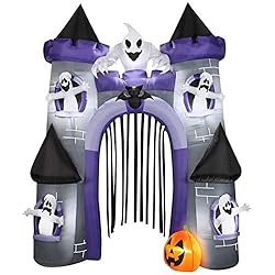 inflatable halloween haunted house castle