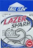 Lazer Octopus Circle Up Eye Platinum Black Size 4/0 10pk per box