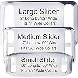 Slide-On Pet ID Tags - Strong And Durable Stainless Steel