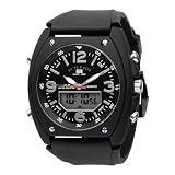 U.S. Polo Assn. Mens US9052 Analog-Digital Bla