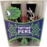 Rubies Costume Tattoo Pens with Stencil