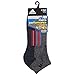 adidas Men's Cushioned X 2 Low Cut Socks (2 Pair), Grey Black Marl/Solar Blue/Craft Chili, Large