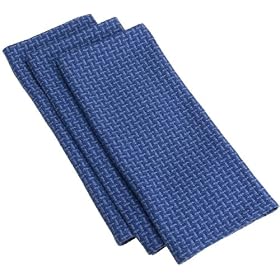 Buy DII Heavyweight Kitchen Towel, Blueberry, Set of 3 by DII