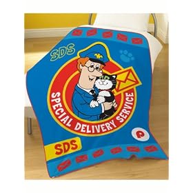 Postman Pat SDS Fleece Blanket, Multi, 120 x 150 Cm