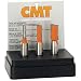 CMT 811.501.11 3-Piece Plywood Groove 1/2-Inch Shank Router Bit Set