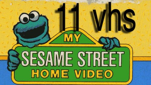 sesame street set 11 vhs: Sesame Street - Telling the Truth, Sesame Street Bedtime Stories and Songs, Sesame Street - Let's Make Music, Sesame Street - We All Sing Together, Sesame Street - Elmocize, Elmo's World - Springtime Fun, elmo's world singing drawing & more. Elmo's World - The Great Outdoors 2003 , Elmo's World - Wake Up with Elmo , Elmo's World - Head to Toe With Elmo, sesame street let's eat funny food songs