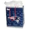 New England Patriots NFL Medium Gift Bag (9.75 Tall)"