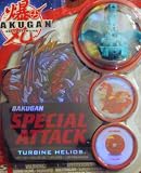 Bakugan Vestroia Special Attack Fly Wheel Green Turbine Helios