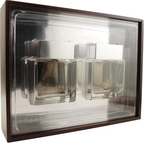 Euphoria Men by Calvin Klein for Men, Set (Eau De Toilette Spray 3.4 Ounce, After Shave 3.4 Ounce)