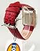 5111wcW6 SL. SL75  Fossil Womens Red Leather Crystal Watch #FS4416