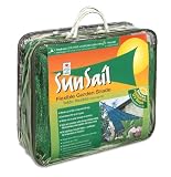 Easy Gardener 10909 Sun Sail Trianglular Sun Shade, Green Easy Gardener 10909 Sun Sail Trianglular Sun Shade, Green