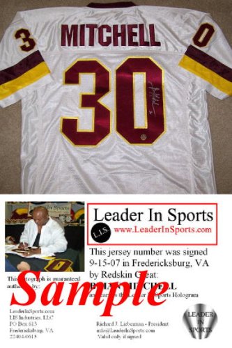 Brian Mitchell Autographed Jersey - Washington Redskins