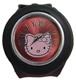 Hello Kitty Slap Watch - Silicone Slap On Watch - Black - Large on sale