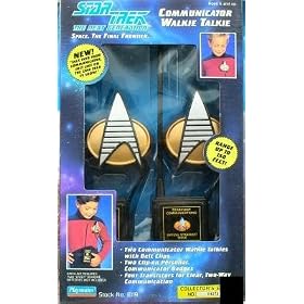 Star Trek Communicator Walkie Talkie Set Star Trek Communicator Walkie Talkie Set