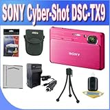 Sony TX Series DSC-TX9 Red 12.2MP Digital Still Camera with "Exmor R" CMOS  ....