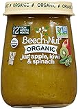 Beech-Nut Just Organic Stage 2 Purees - Just Apple, Kiwi, & Spinach - 4.25 Oz - 10 pk