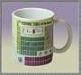Periodic Table -- Art Print 12 Ounce Ceramic Wildlife Coffee Mug Science Cup Featuring the Elements of Chemistry