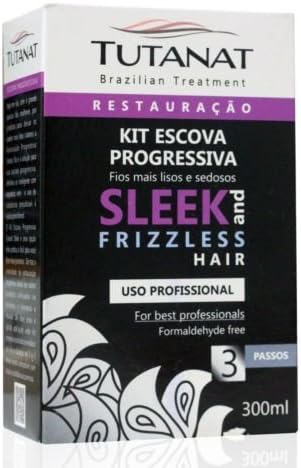 Brazilian Blowout Keratin Hair Straightening Kit Salon Quality for Home Users