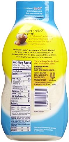 Hellmann'sMayonnaise - Light Squeeze - 22 oz