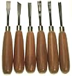 Wood Carvers Basic Tool Set With Straight Handles- 6 Piece