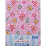 Garden Theme Fitted Crib Sheet