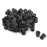 uxcell LEDランプホルダー　ライトソケット　プラスチック製　8 mm　直径　支持筐体　50個入