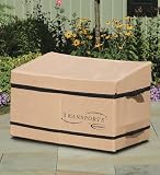 105 Gallon Foldable Transport Storage Box with Wheels and Pull Handle