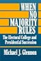 When No Majority Rules: The Electoral College and Presidential Succession