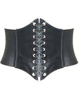 Hanerdun&reg; Lace-up Corset Elastic Cinch Belt Waist Belt Two Sizes
