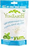 YumEarth Organic Wild Peppermint Drops, 3.3 Ounce Pouches ( Packaging May Vary ) (Pack of 6)