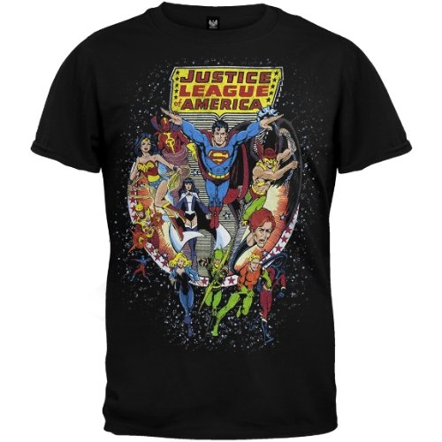  Justice League - Space Logo T-Shirt