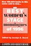 The Best Women's Stage Monologues of 1996 (Best Women's Stage Monologues)