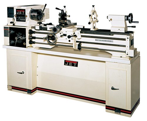 JET 321130 BDB-1340A-C80 13-Inch Swing by 40-Inch Belt Drive Metalworking Lathe with Newall C80 Digital Readout, 230-Volts 1 Phase