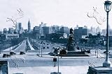 Art Poster, View of Philadelphia From Art Museum Steps - 27.5 x 18.75