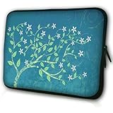 WATERFLY Fresh Spring 12.5" 13" 13.1" 13.3" Laptop Notebook Computer Tablet PC Soft Neoprene Sleeve Case Bag Pouch Carrying Holder Protector for Apple Macbook Pro 13 Macbook Air 13/ Samsung 900X3 530 535U3/Dell XPS 13 Vostro 3360 inspiron 13/ ASUS UX32 UX31 U36 X35 /SONY SD4 13/ ACER 13/ThinkPad X1 L330 E330 And And Most 12.5" 13" 13.3" Laptop Ultrabook Chromebook Laptop