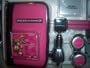 Game Boy Advance Sp Pink Starter Kit with Screen Protectors, Bag Rag, Car Adaptor, Games Cases, Headphones and Folio.