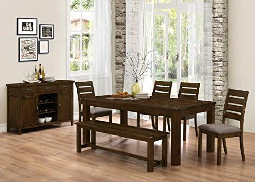 Janes Gallerie 6-piece Rustic Almond Dining Set