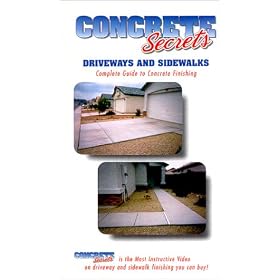 Concrete Secrets Driveways and Sidewalks [VHS]