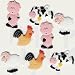 Farm Animals Cakes Cupcakes -(a-29)8 Re-Usable Cake Pics & Party Favors