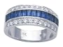 1.80 cttw Karina B(tm) Genuine Sapphire Band - Platinum, 18kt White or Yellow Gold