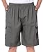 Generic Men's Loose Stay-Tucked Twill Drawstring Shorts