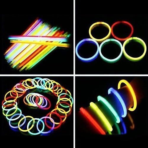 New 1000Pcs 8" Glow Sticks Bracelets Necklaces Neon Mix Colors Party Christmas Favor Set05
