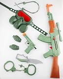 CAMO GREEN AK-47 TOY GUN SETIMAGE
